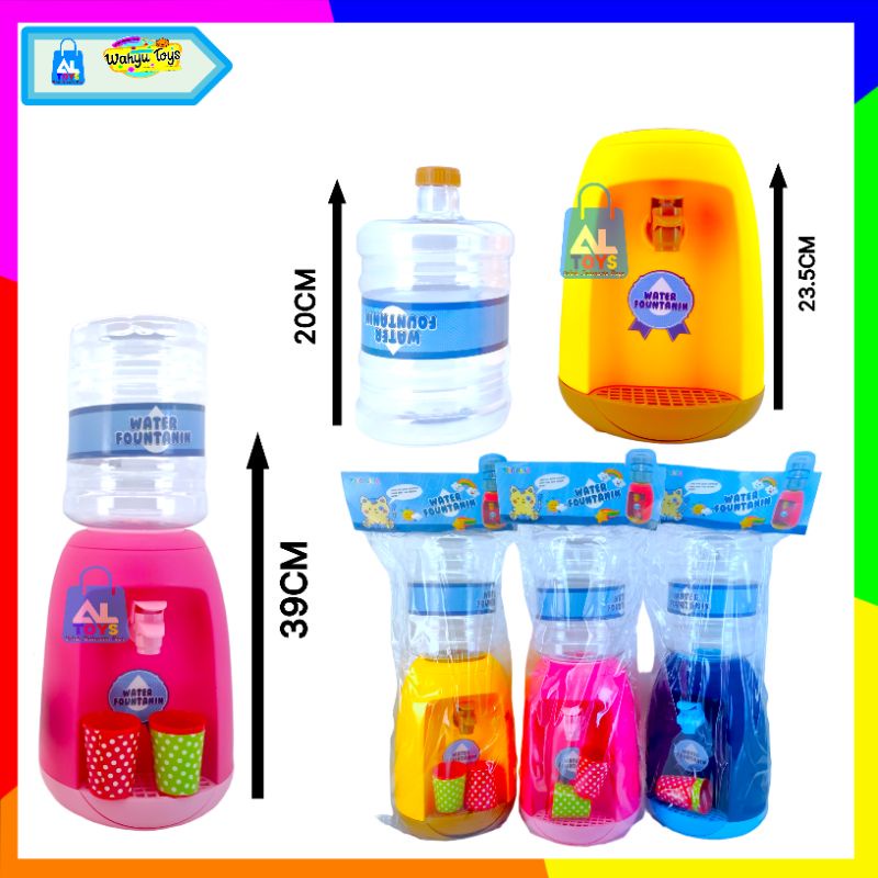 MAINAN MINUM SET GELAS GALON DISPENSER JUMBO / MAINAN ANAK PEREMPUAN GALON DISPENSER SET