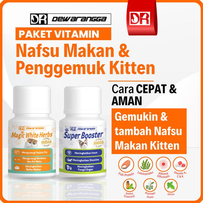 Vitamin Anak Kucing Dewarangga - Vitamin Penggemuk Kucing Kitten