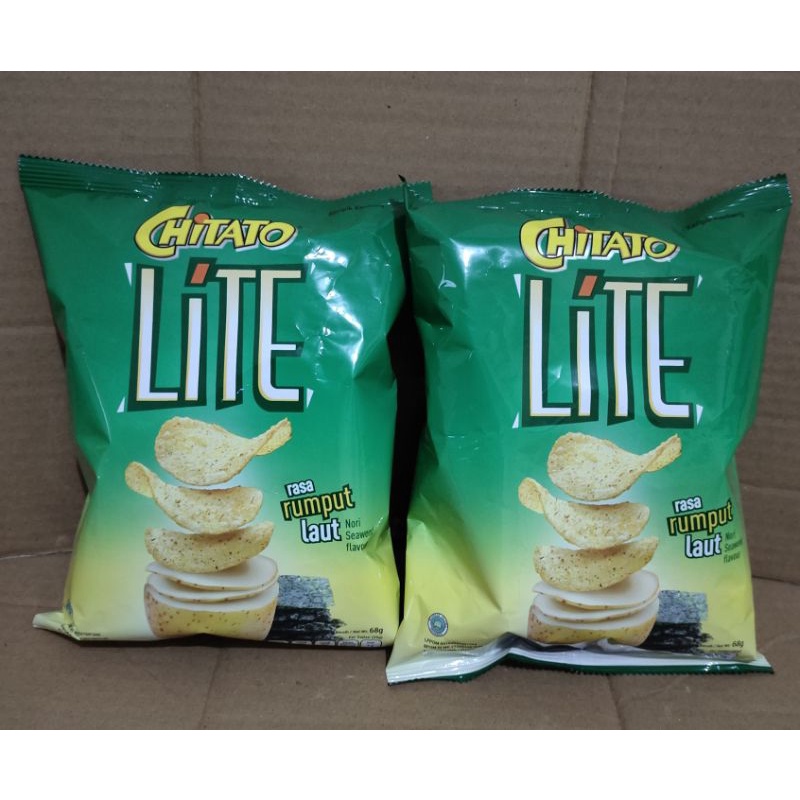 

( COD ) CHITATO LITE rasa rumput laut 68g