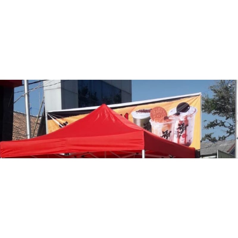 Atap tenda lipat ukuran  3x3 (atap saja)