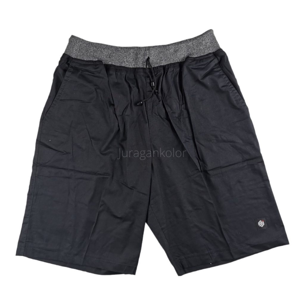 Celana Pendek Pria Chino Cowok Distro Rib Casual Polos Stretch