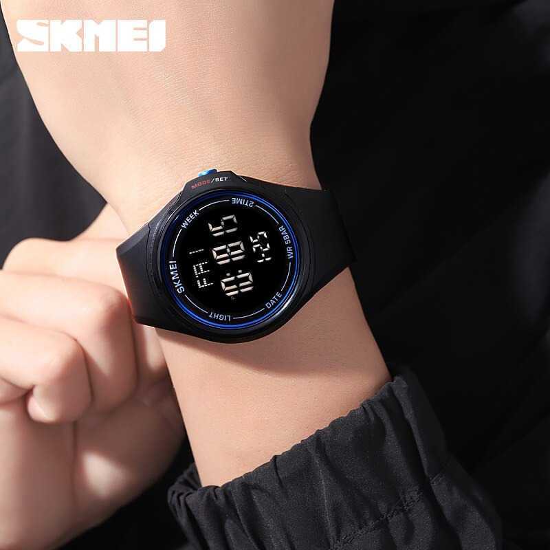 SKMEI 1810 Jam Tangan Pria Wanita Digital Dual Time Anti Air 5 Bar