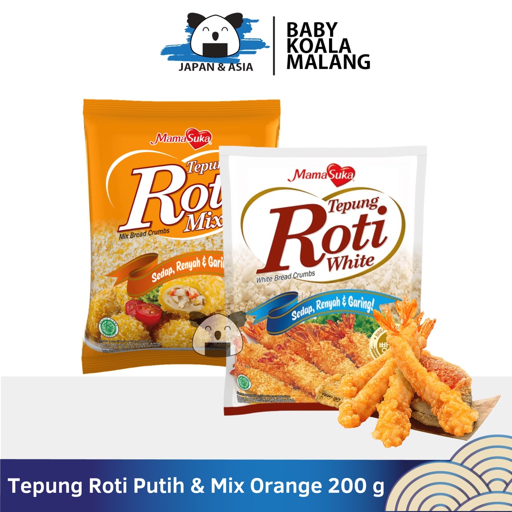 

MAMASUKA PANKO Tepung Roti Ekonomis 200 gr Halalll │ Panir untuk Karage...