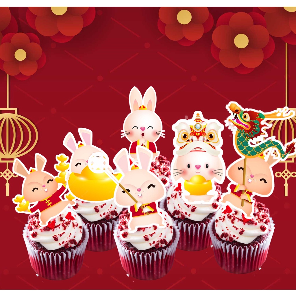 IMLEK 2023 CNY CUPCAKE TOPPER