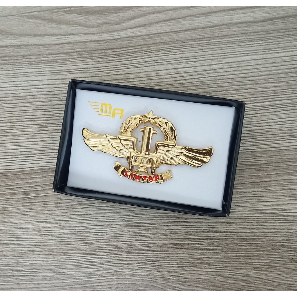 Brevet Wing Tank Kavaleri Brivet Pin