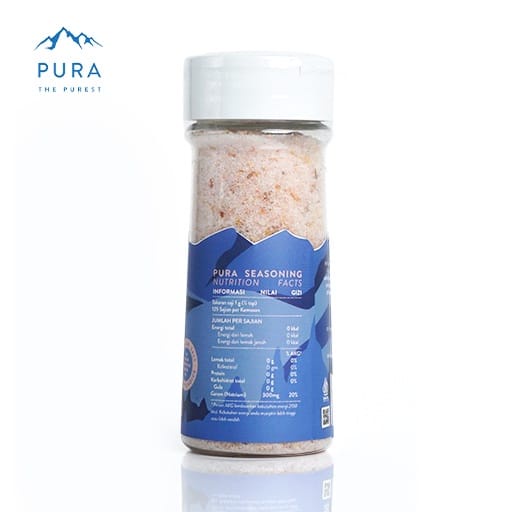 Pura Himalaya Salt 125g Garlic/Blackpepper