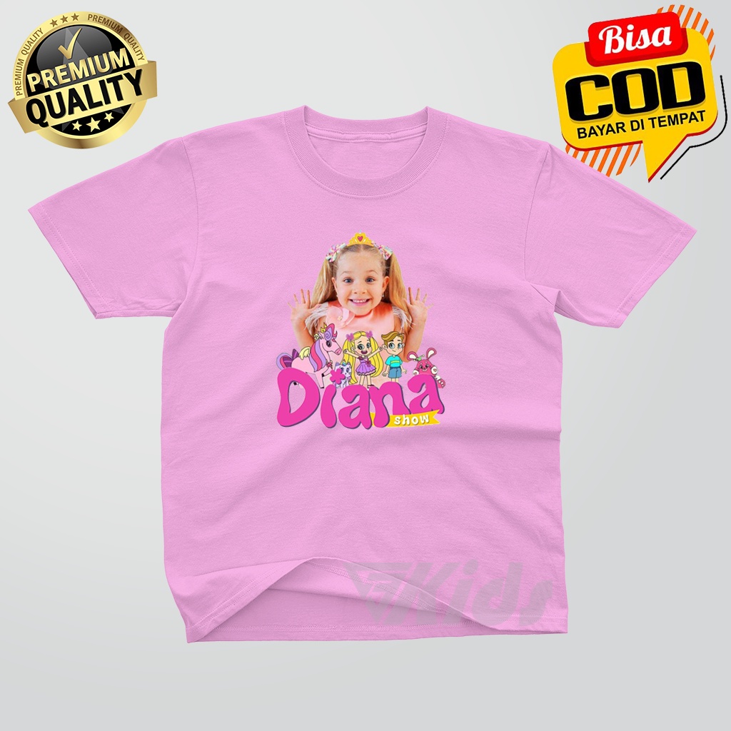 BAJU ANAK MURAH KARAKTER I LOVE DIANA / KAOS ANAK MURAH KARAKTER I LOVE DIANA