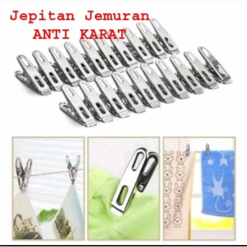jepitan jemuran stainless steel