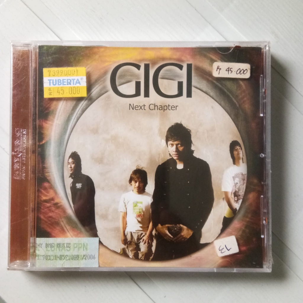 CD GIGI ALBUM NEXT CHAPTER NEW SEGEL