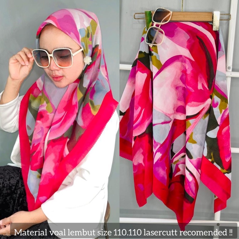 JILBAB KIRANA BY ZR ORIGINAL // KERUDUNG CORAK PELANGI