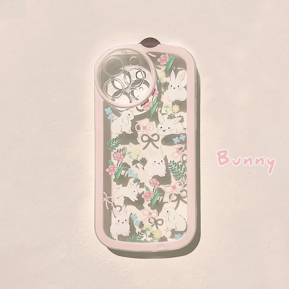 Three Rabbits Case Untuk Redmi Note 11S 11 Pro Redmi 10C 10A 9C 9T 9A Note10 5G Note 10S Note9 Note8 Note 8 Pro Note7 Poco M3 X3 Pro NFC Cute Lembut Silicone Phone Case Cover