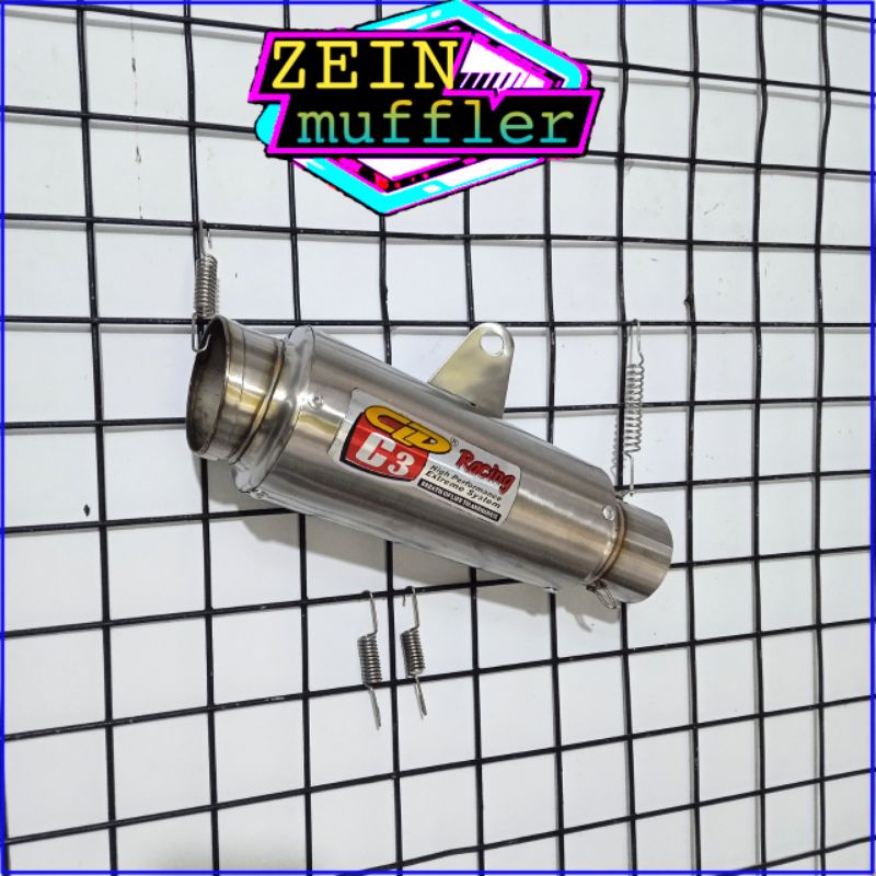 Silencer knalpot tabung knalpot CLD C3 inlet 50mm