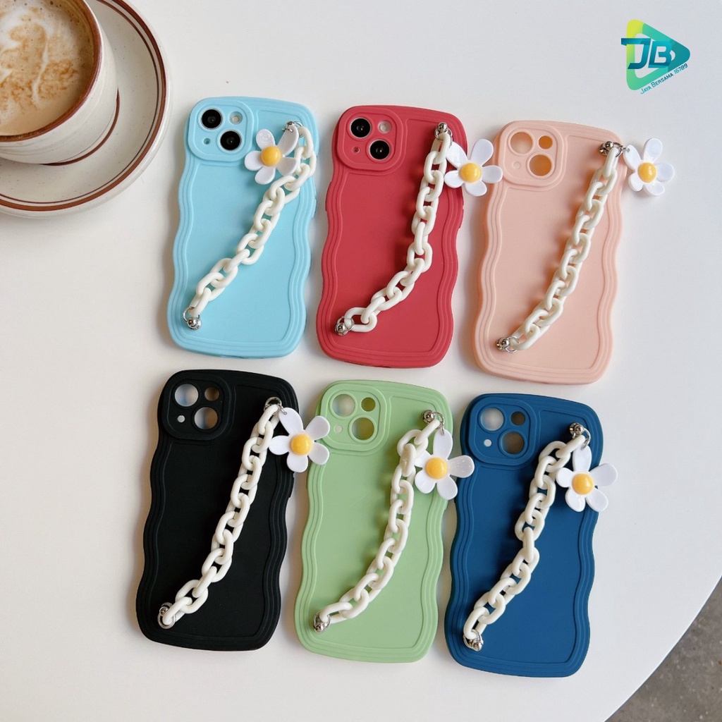 SOFTCASE WAVY WAVE GELOMBANG WARNA RANTAI FOR OPPO A3S A1K A5S A7 A11K A12 A15  A16 A55 5G A17 A17K A31 A8 A52 A92 A53 A33 A9 A5 2020 A37 NEO 9 A39 A57 LAMA A57 2022 A77S JB6585