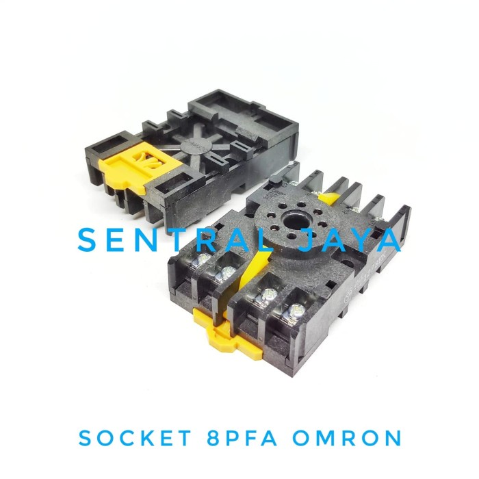 Socket Timer/Relay Omron 8 kaki 8PFA / 8PF-A ORIGINAL