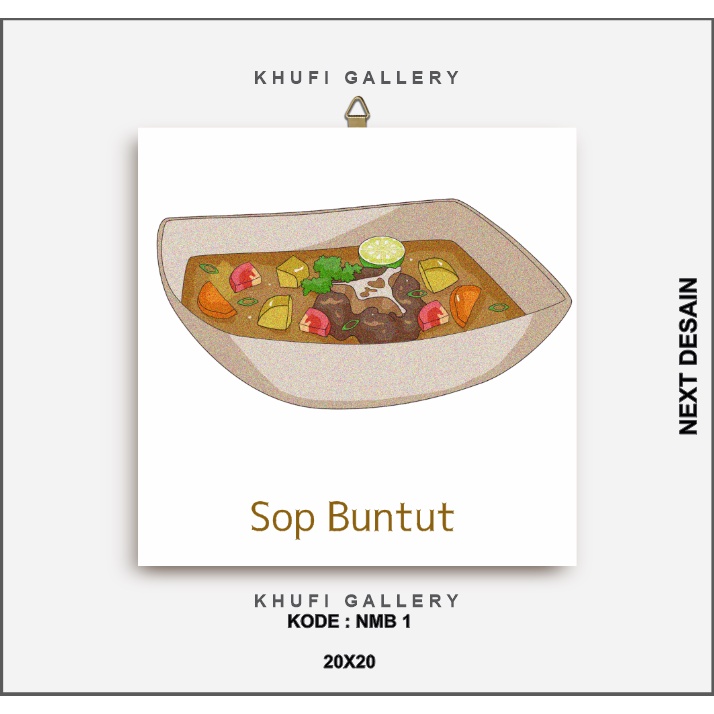 Khufi Gallery Hiasan Dinding Restoran Rumah Makan Sop Buntut Nasi Padang Nasi Uduk Bakso Sate Ayam N