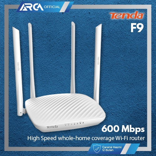 Produk Terbaru Tenda F9 600M Whole-Home Coverage Wifi Router