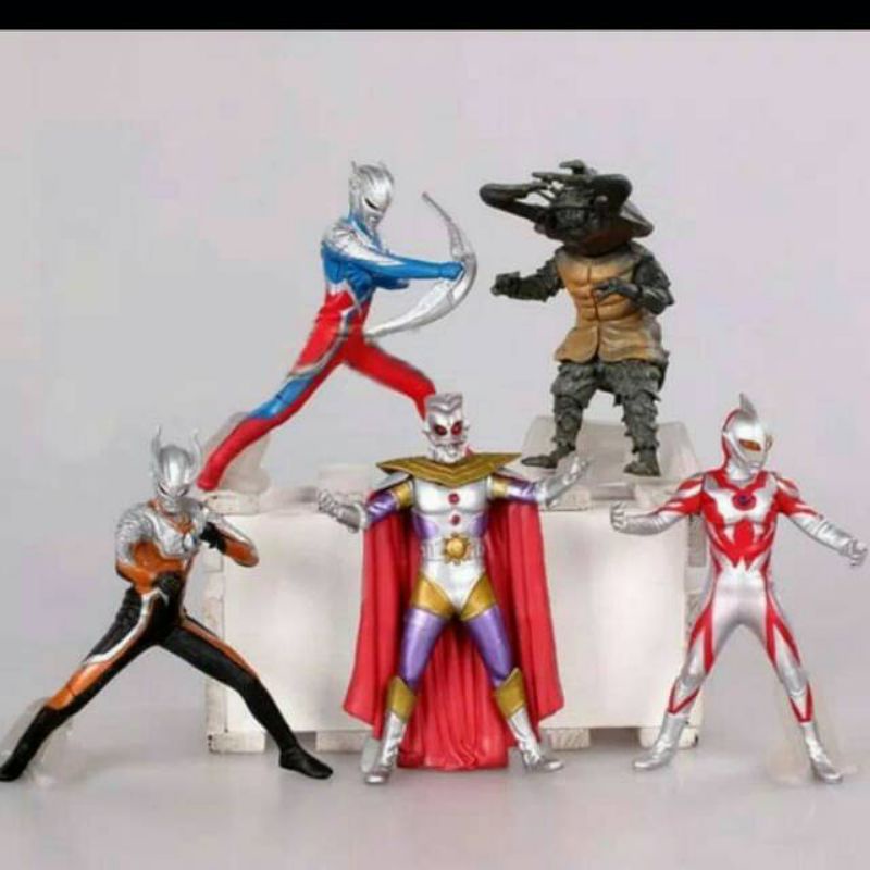 ULTRAMAN KING DRKLOPS ZERO BELIAL MONSTER ANTLAR KAIJU FIGURE SET / ULTRAMAN FIGURE / MAINAN FIGURE