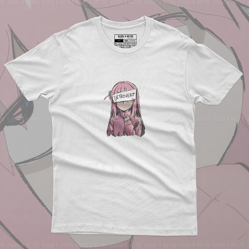 Tshirt Hitori Goto Introvert Anime Manga Bocchi the Rock! Premium Unisex