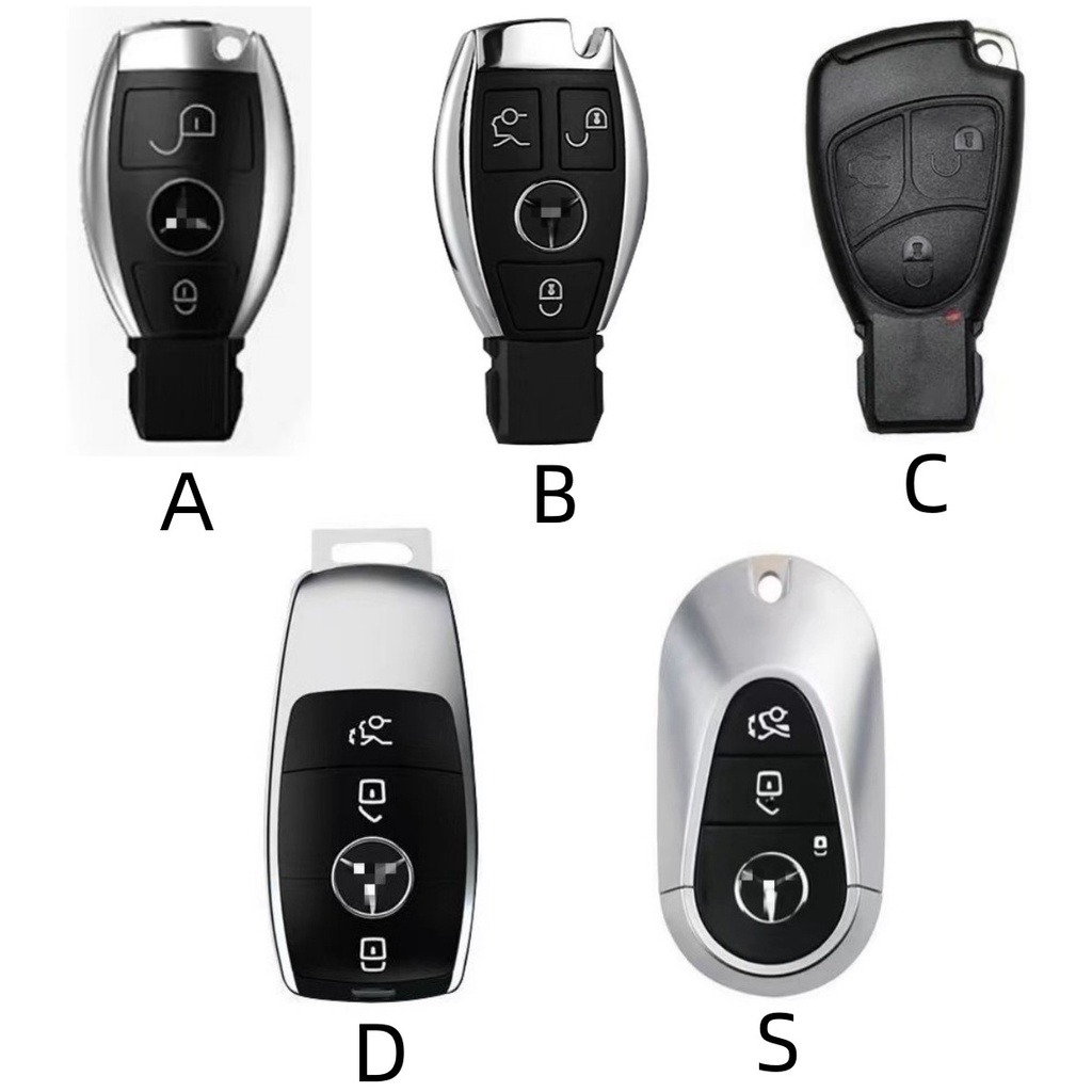 Ar Remote Key Case Cover Shell Untuk Mercedes Benz C E Class W223 W206 C260 C300 S450 S500 S400 Pelindung Tanpa Kunci Aksesoris