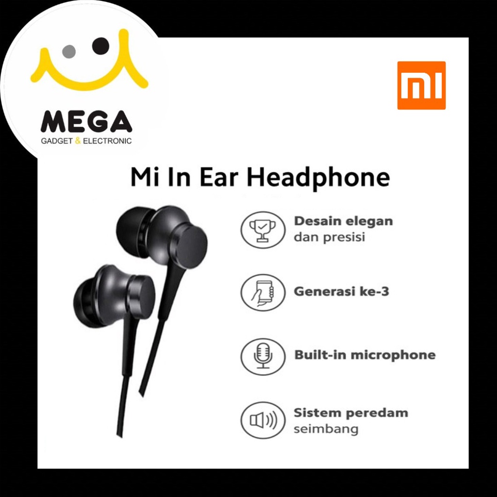 Xiaomi Mi In Ear Headphone Basic Garansi Resmi Xiaomi Indonesia