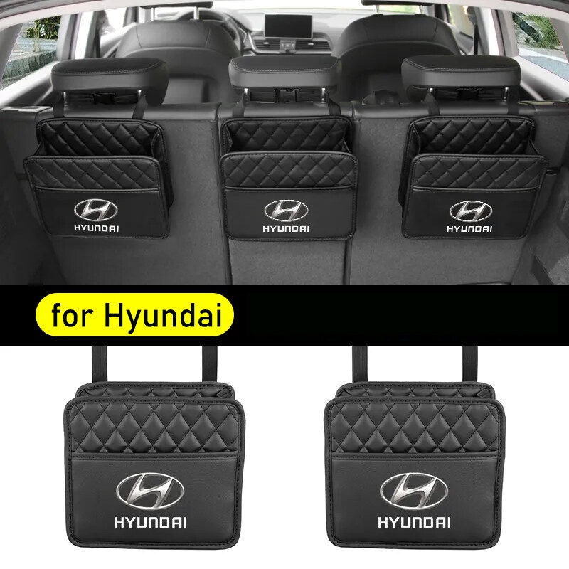 1pcs Tas Gantung Organizer Mobil Multifungsi Kursi Sandaran Tengah Penyimpanan Untuk Hyundai Ioniq hybrid Elantra Tucson Reina Santa fe Kona Aksen