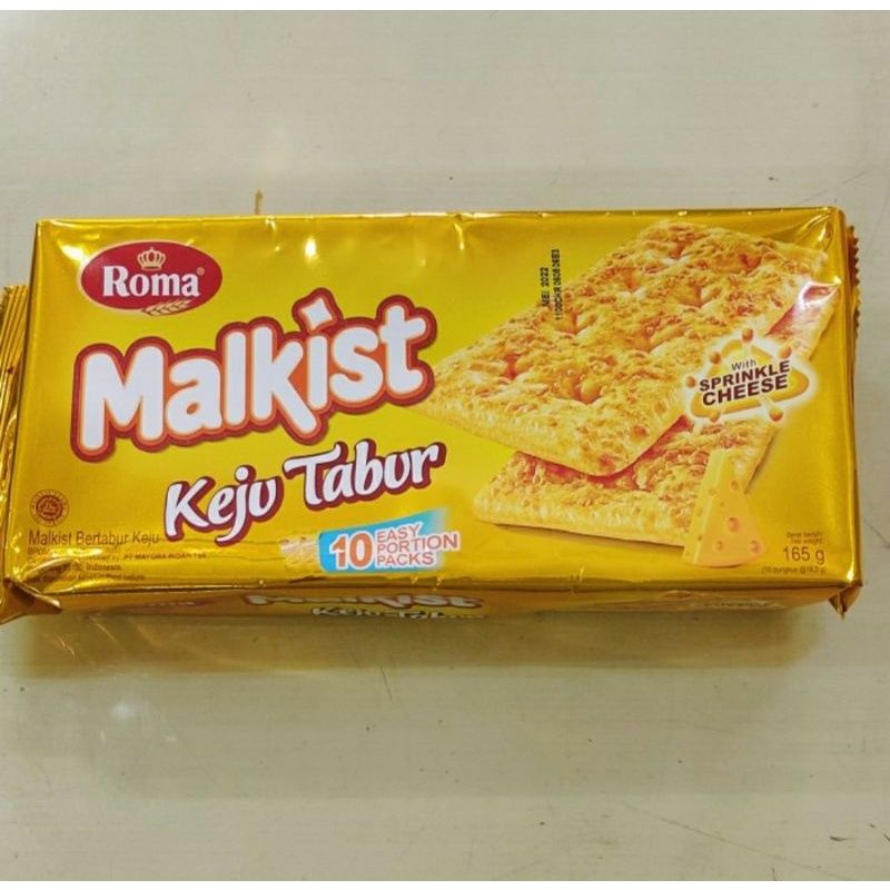 

Roma Malkist Keju Tabur Crackers 132gr | cemilan | praktis | simple | enak