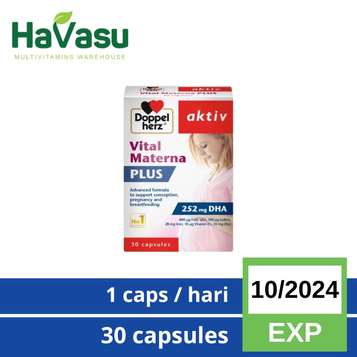 Doppelherz Vital Materna Plus Complete Pregnancy Multivitamins DHA