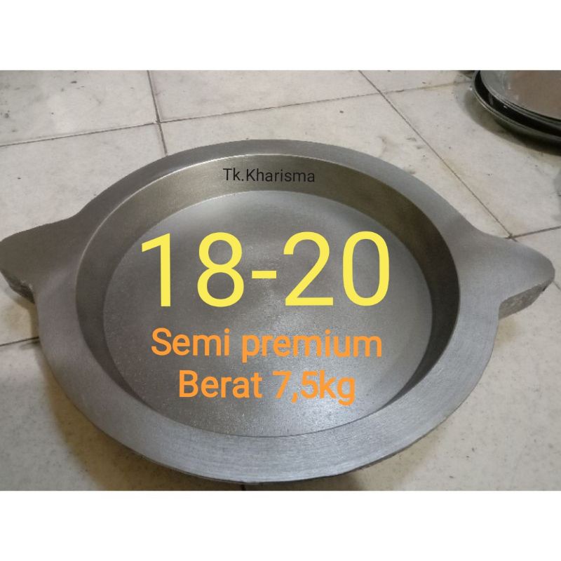 loyang martabak manis semi premium 18-20 +tutup