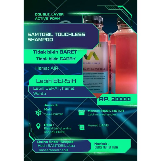 TOUCHLESS SHAMPOO SAMTOBIL