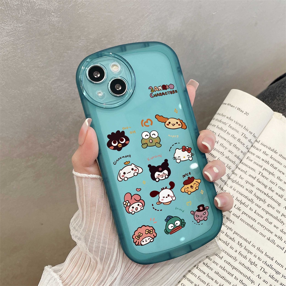 Case Sanrio Lucu Realme 10 Realme C35 C21Y C25Y 5 5i 6i C3 C21 RealmeC11 C11 2021 C25 C15 C12 C2 Kartun Hewan Lembut Silikon Casing Cover