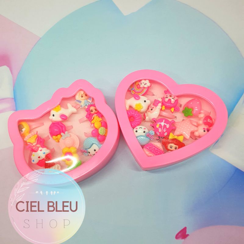 (ISI 36 PCS) CINCIN BOX ANAK KARAKTER KIDS RINGS / CINCIN MAINAN LUCU Cincin Karakter KOTAK / CIEL BLEU SHOP