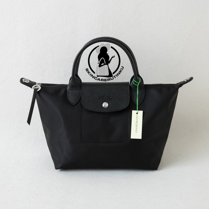 Longchamp Le Pliage Neo Tote Bag - ORIGINAL GUARANTEE 100% - Hitam, Large