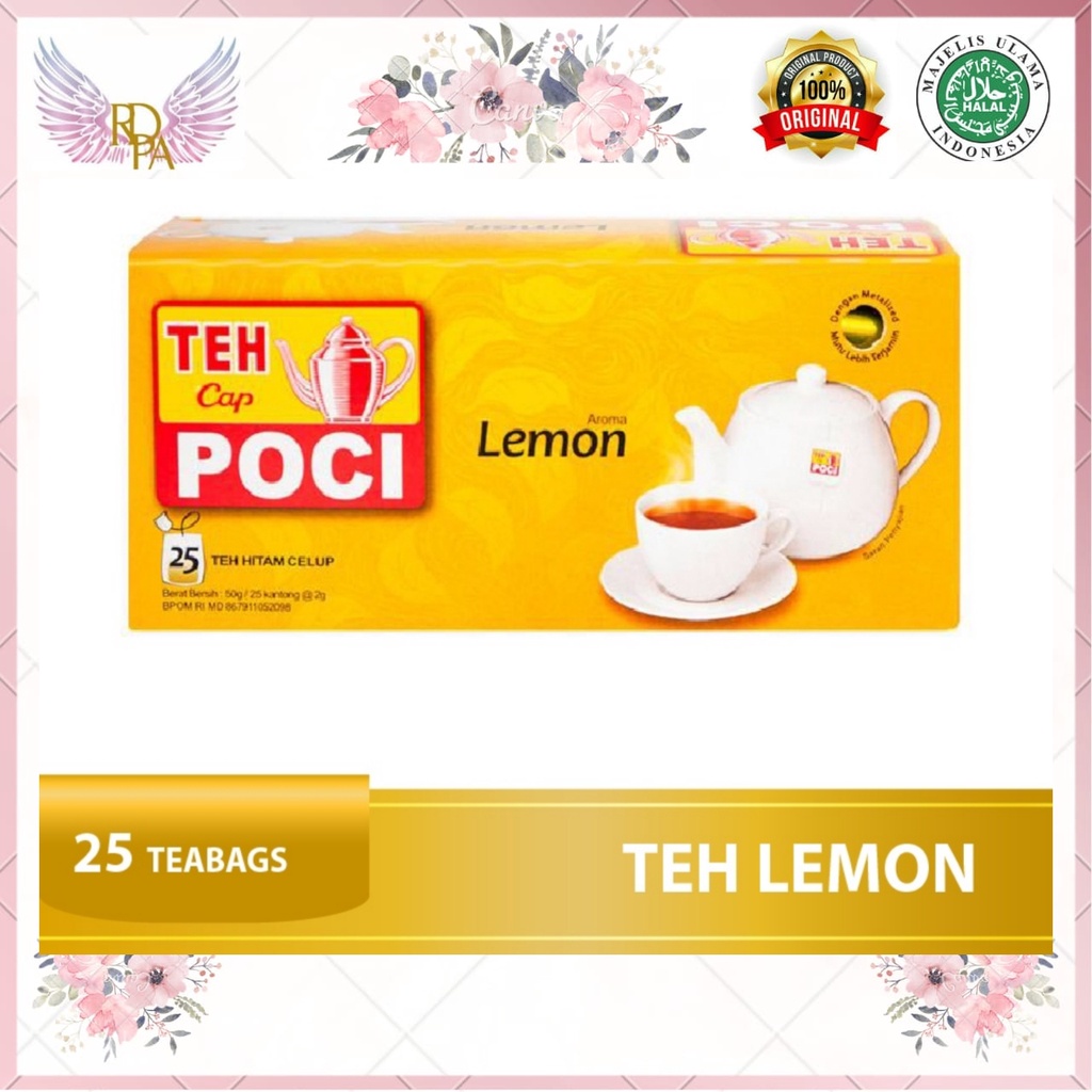 

Teh Celup Cap Poci Rasa Lemon 25 Bags. Teh Poci Lemon Tea 25s