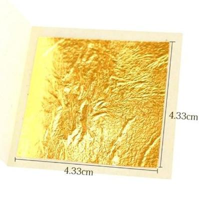 

(harga mantul) 10pcs Edible Gold 24K Leaf Sheet / Kertas Emas Kue Premium 457✧