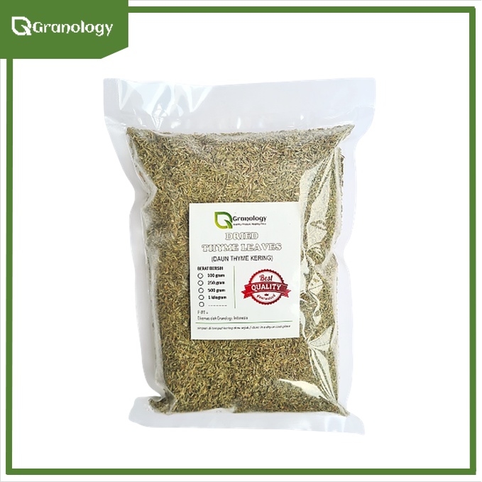 Daun Timi Kering / Dried Thyme Leaves (1 kilogram) by Granology