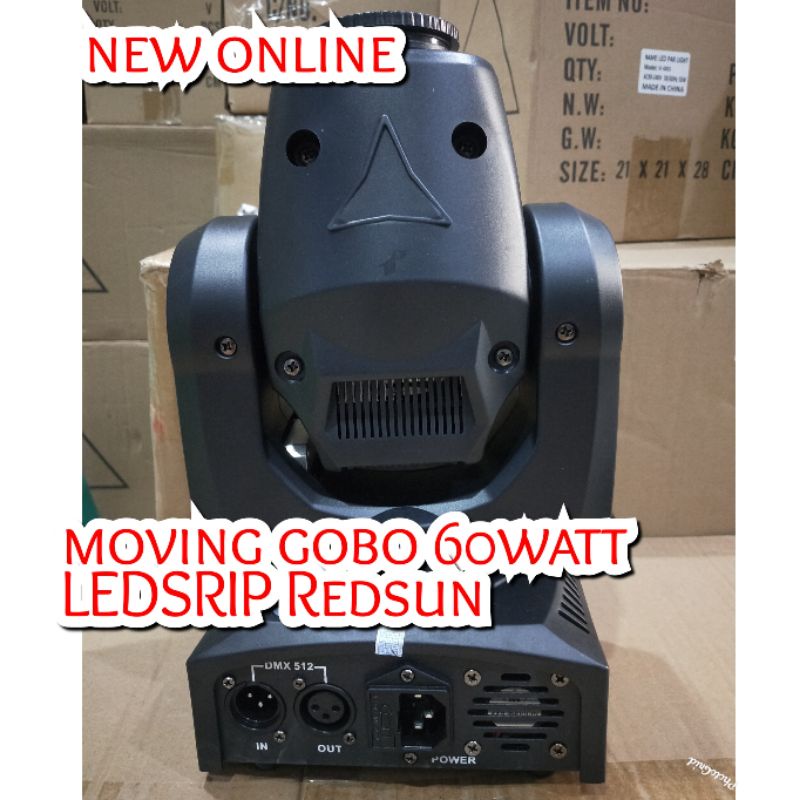 MOVING GOBO 60WATT LEDSRIP MERK REDSUN