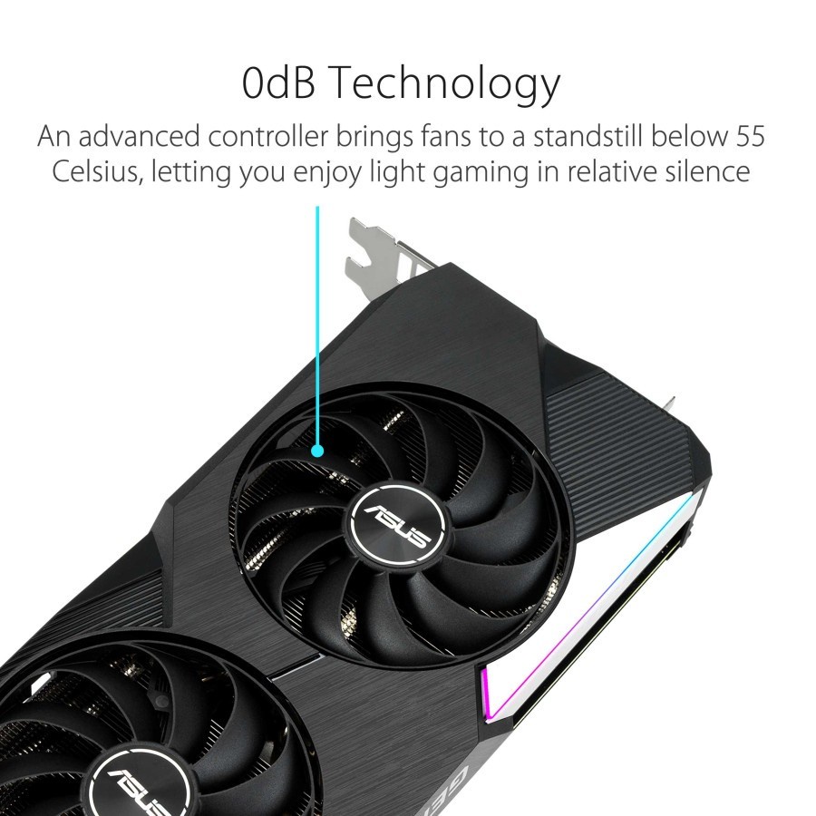 ASUS DUAL GeForce RTX 3060 Ti V2 OC Edition 8GB GDDR6