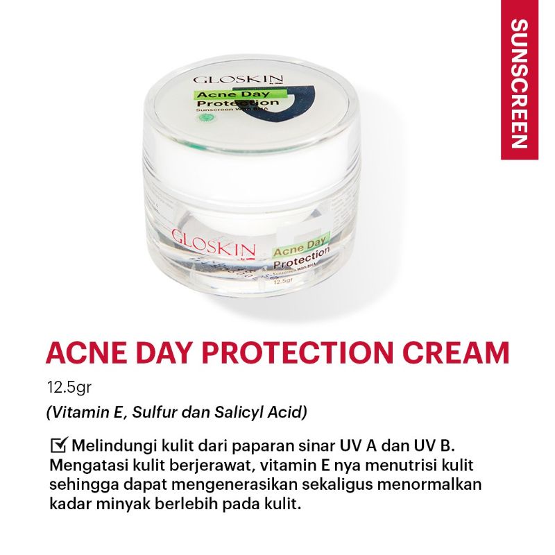 GLOSKIN acne day cream