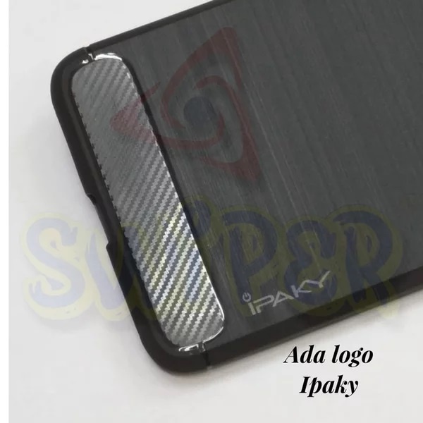 TEBAL!!! Softcase iPACKY CARBON Vivo Y02 Y02T Y16 Y35 Y21-2021 Y21A Y21T Y21s Y33T Y33s Y51-2020 Y51a Y53s S1 S1Pro V25 Pro V15 Soft Case IPAKY KARBON Black Gelap Tebal 2.0 MM /Shockproof Fiber Silicone Silicon Silikon-Silikone Matte HITAM 4G 5G s T a Y33