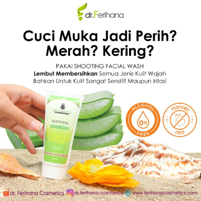 Dr. Ferihana Paket for Hajj, Umroh, Travelling (Suncare Lotion &amp; Soothing Facial Wash &amp; Skin Moisturizer &amp; Clean and Soft Hair Shampoo &amp; Soft Gel Body Cleanser) Perawatan Kecantikan Original BPOM