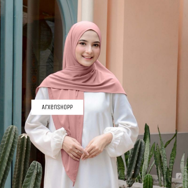 SEGI3 INSTAN JERSEY 180 X 75/ PASHMINA TURKI/HIJAB INSTAN/JILBAB KEKINIAN