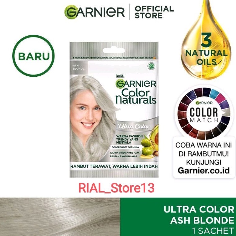 GARNIER Color Naturals Ultra Color ASH BLONDE 30 ml