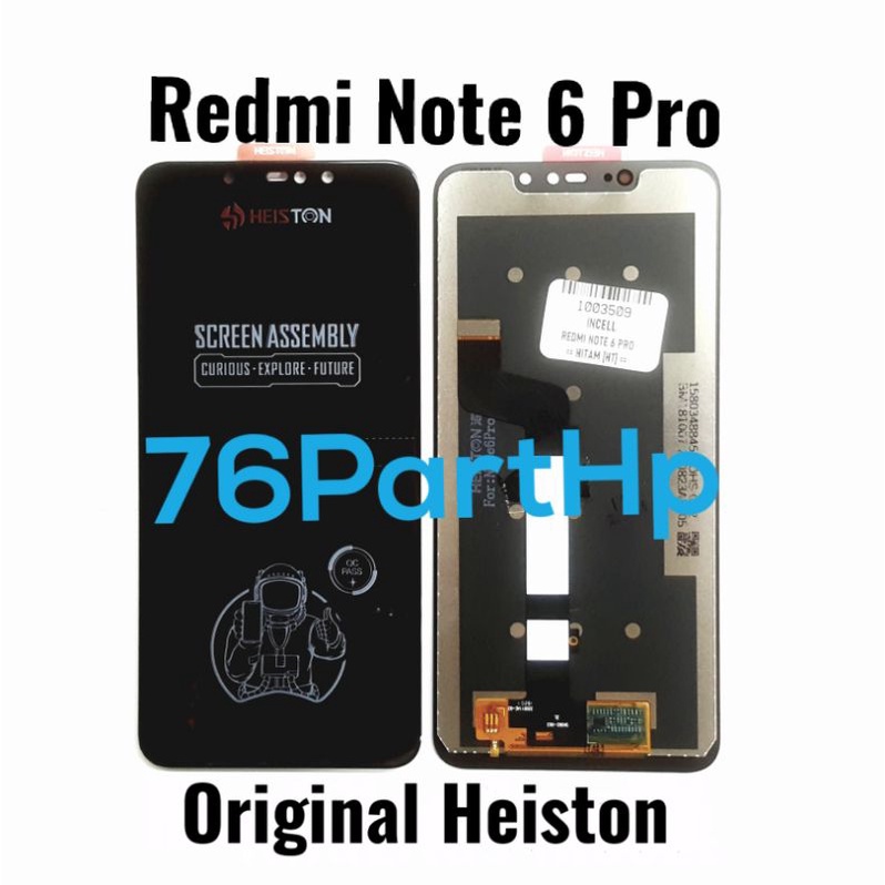 Lcd Touchscreen Fullset Kwalitas Original Heiston Xiaomi Redmi Note 6 pro