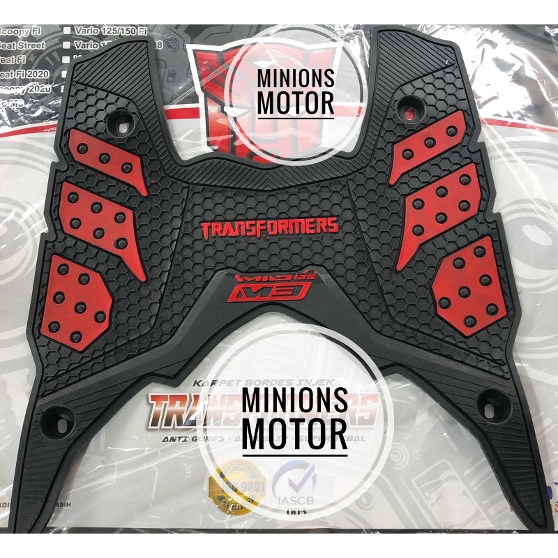 karpet motor yamaha mio m3 M3 pijakan kaki motor