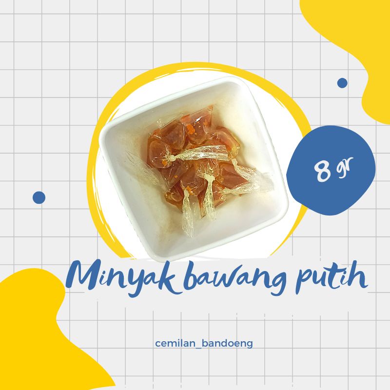 MINYAK BAWANG PUTIH SACHET 8 GR