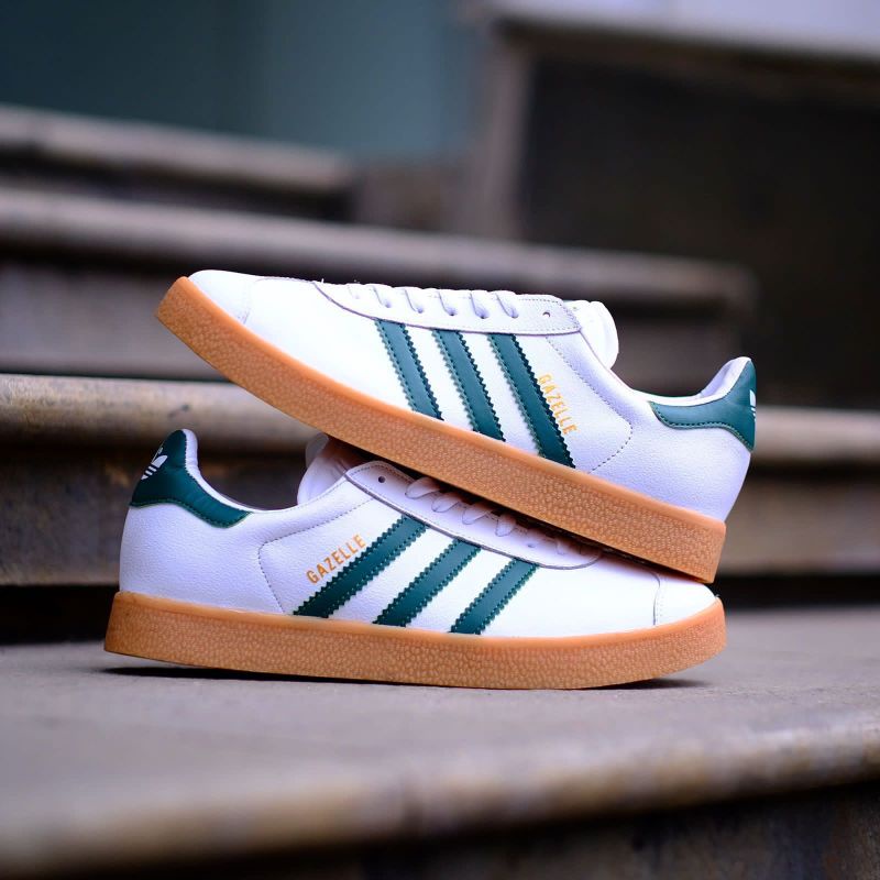 Adidas Gazelle Vintage &quot;White Green Gum&quot;