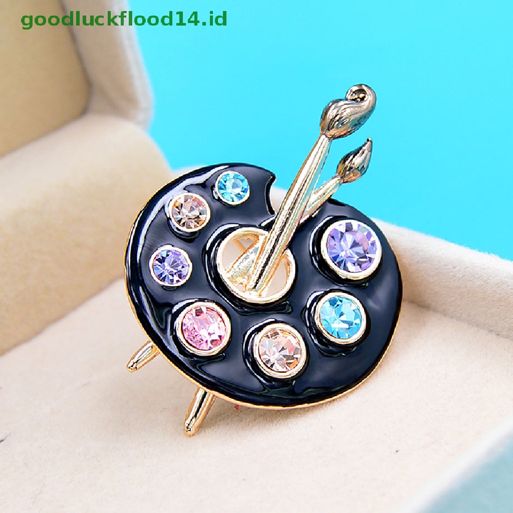 [GOOGFOUR] Serut Palet Bros Kreatif Berlian Imitasi Pin Dan Bros Wanita Dan Pria Pin 2co [TOP]