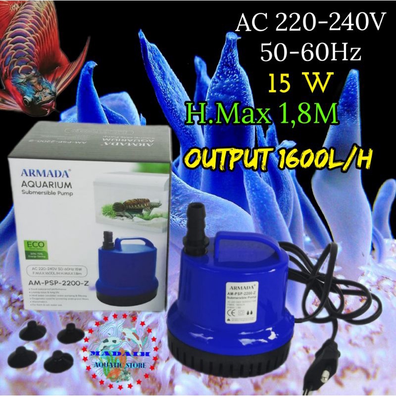 Jual Mesin Pompa Air Celup Akuarium Kolam Armada Am Psp Z