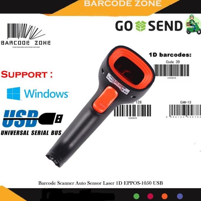 BARCODE SCANNER LASER EPPOS EP-1050M/EP 1050M/EP-1050 (USB) AUTOSCAN