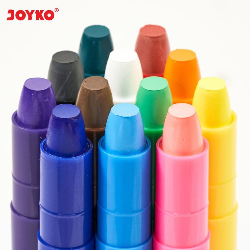 

Miliki Silky Crayon | Krayon Halus Joyko SLC-A-24 Warna Colors !!